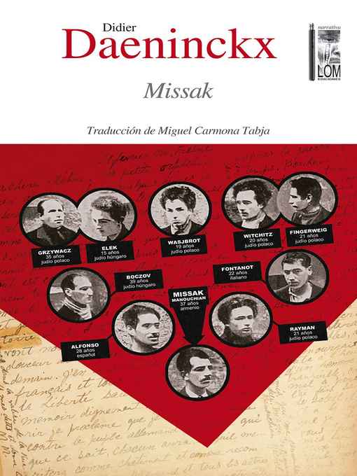Title details for Missak by Didier Daeninckx - Available